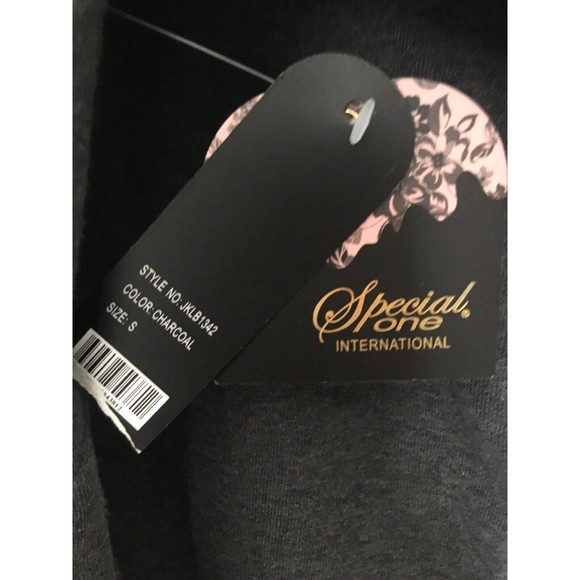 Special One International Women's Striped Full Zip Hoodie Jacket Size Small - Picture 7 of 11